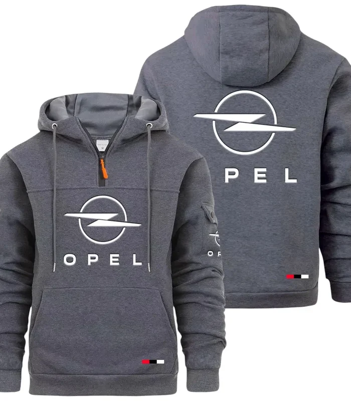 Practical Hatchback Large Pocket Hoodie, All-Season Driver's Hoodie CAR514 - Dark Gray