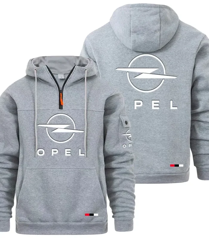 Practical Hatchback Large Pocket Hoodie, All-Season Driver's Hoodie CAR514 - Light Gray