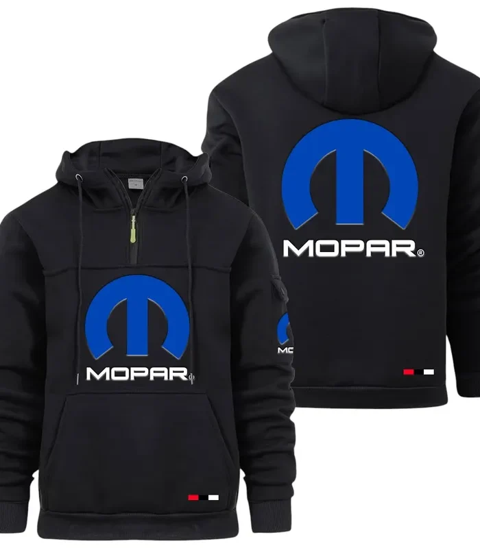 Classic Auto Fan Large Pocket Hoodie, Rider's Everyday Comfort Hoodie CAR514 - Black