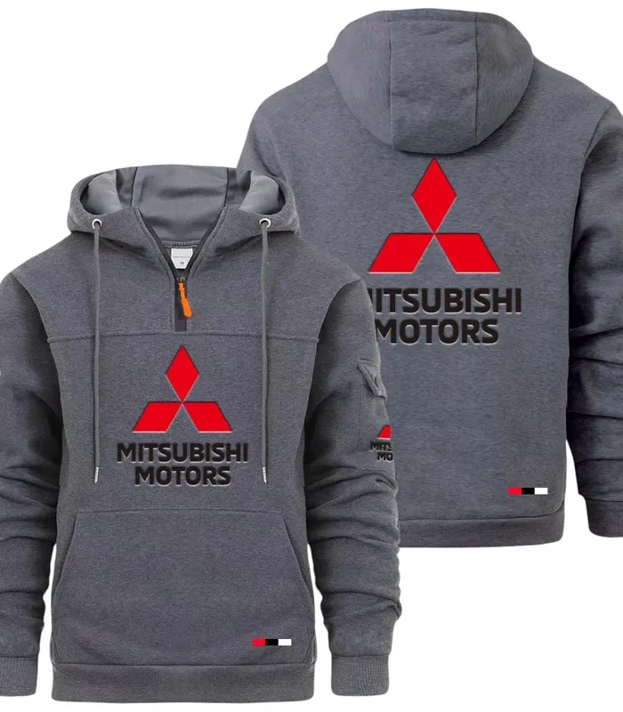 Off-Road SUV Large Pocket Hoodie, Road Warrior Style Hoodie CAR514 - Dark Gray