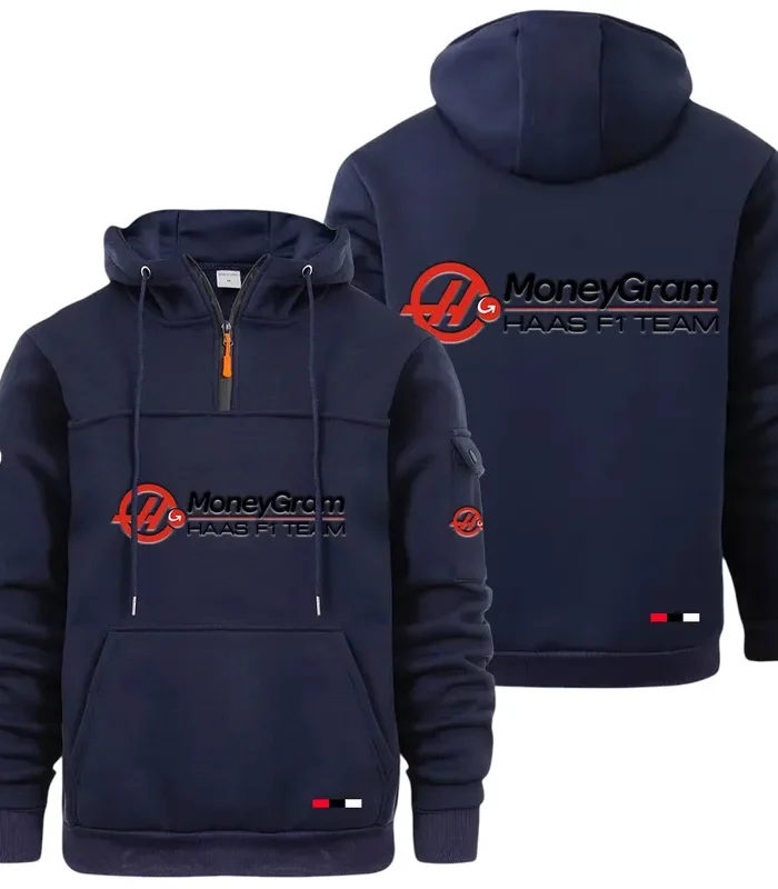 Racing Auto Large Pocket Hoodie, Car Enthusiast Everyday Hoodie CAR514 - Navy