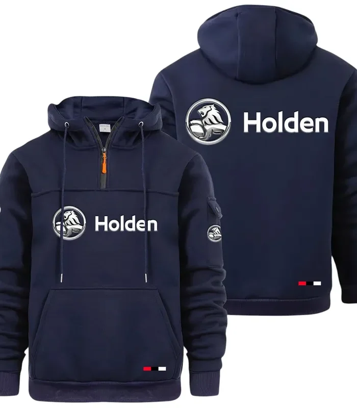 Sport Saloon Large Pocket Hoodie, Road Inspired Casual Hoodie CAR514 - Navy