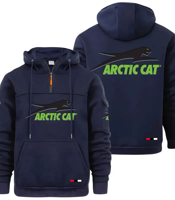 All-Terrain Vehicle Large Pocket Hoodie, Driver's Utility Pocket Hoodie CAR514 - Navy