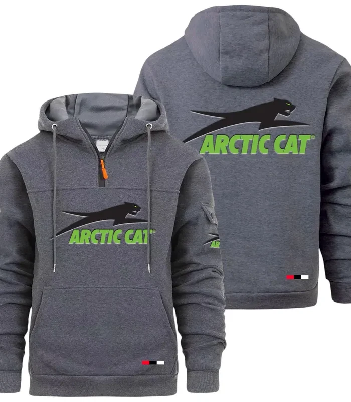 All-Terrain Vehicle Large Pocket Hoodie, Driver's Utility Pocket Hoodie CAR514 - Dark Gray