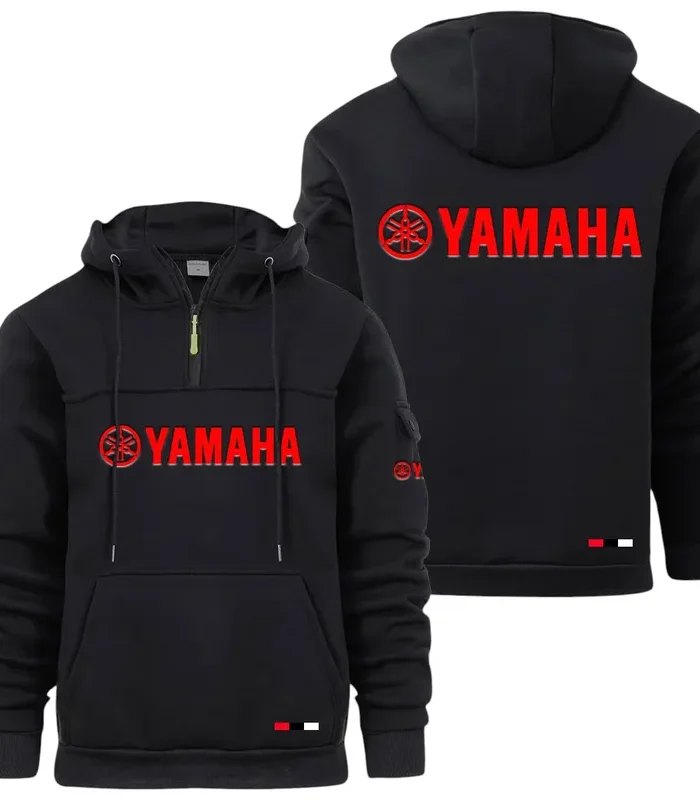 Sport Bike Large Pocket Hoodie, Road Inspired Casual Hoodie CAR514 - Black