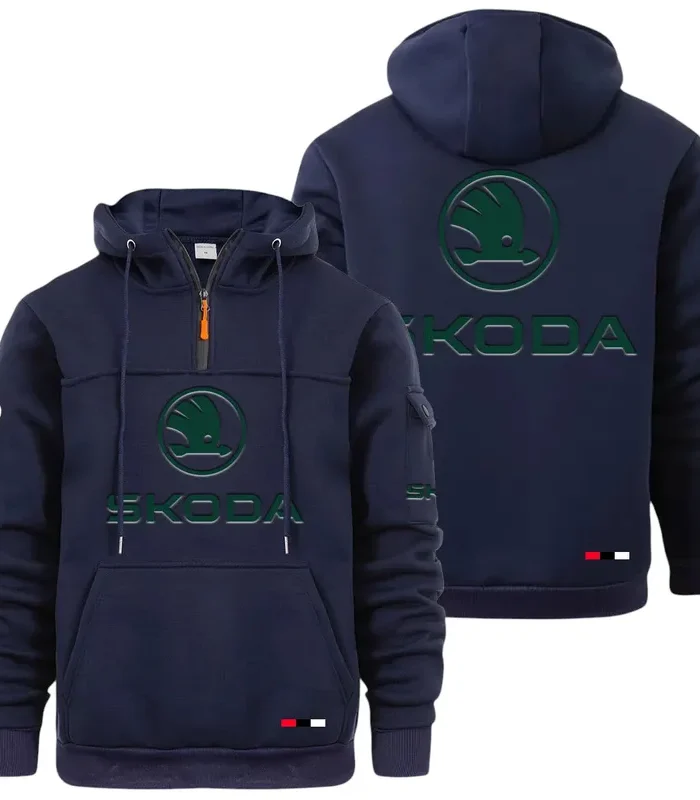 Affordable Ride Large Pocket Hoodie, Car Enthusiast Everyday Hoodie CAR514 - Navy