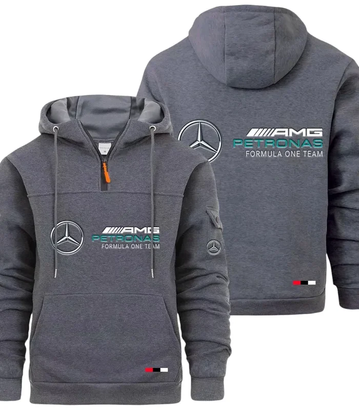 Durable Fit Large Pocket Hoodie, Driver's Utility Pocket Hoodie CAR514 - Dark Gray