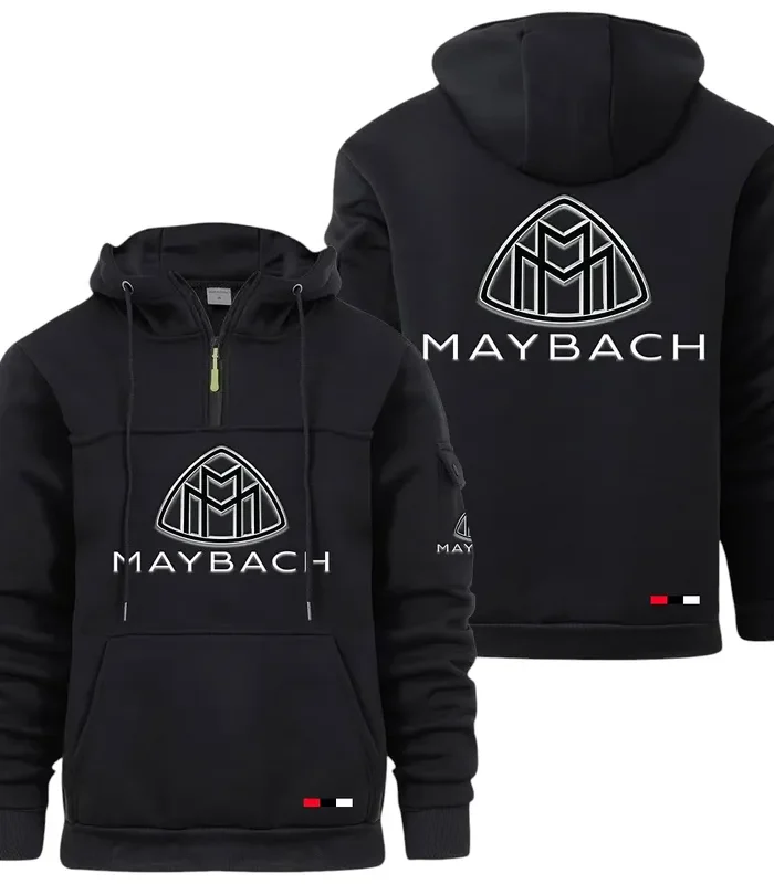 Engine Life Large Pocket Hoodie, Car Enthusiast Everyday Hoodie CAR514 - Black