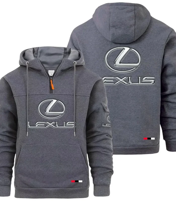 Grand Touring Auto Large Pocket Hoodie, Garage-Ready Lifestyle Hoodie CAR514 - Dark Gray