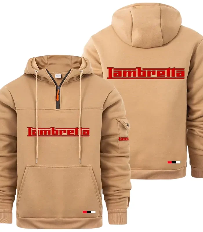 Classic Gear Large Pocket Hoodie, Garage-Ready Lifestyle Hoodie CAR514 - Khaki