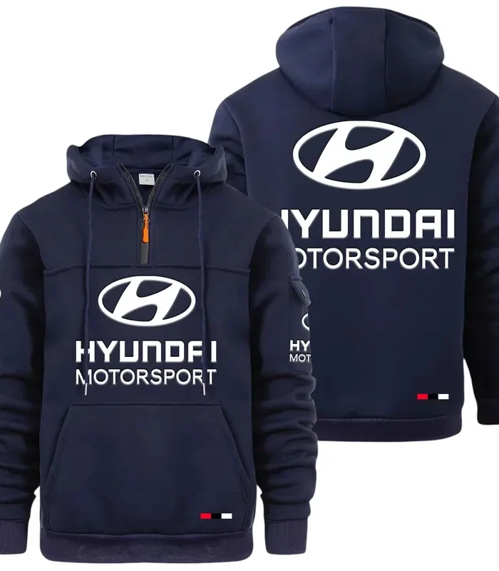 Passenger Vehicle Large Pocket Hoodie, Road-Ready Large Pocket Hoodie CAR514 - Navy