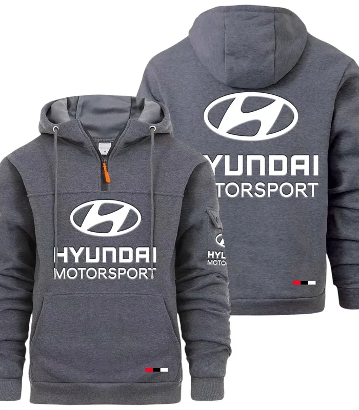 Passenger Vehicle Large Pocket Hoodie, Road-Ready Large Pocket Hoodie CAR514 - Dark Gray