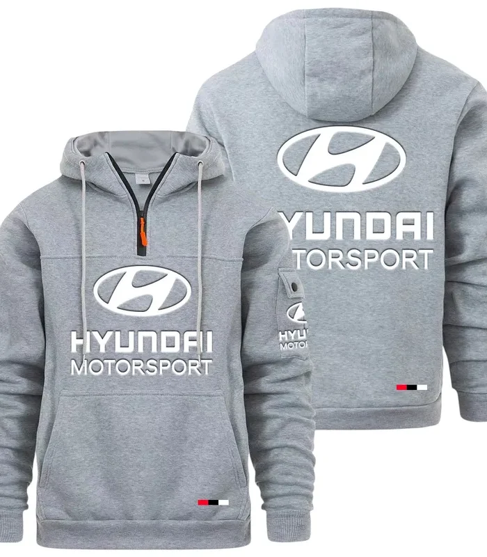 Passenger Vehicle Large Pocket Hoodie, Road-Ready Large Pocket Hoodie CAR514 - Light Gray