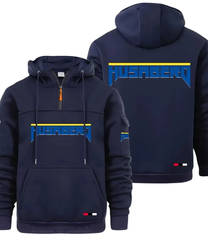 Agile Dirt Bike Large Pocket Hoodie, Road-Ready Large Pocket Hoodie CAR514 - Navy