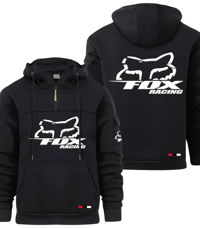 Rider Equipment Large Pocket Hoodie, Garage-Ready Lifestyle Hoodie CAR514 - Black