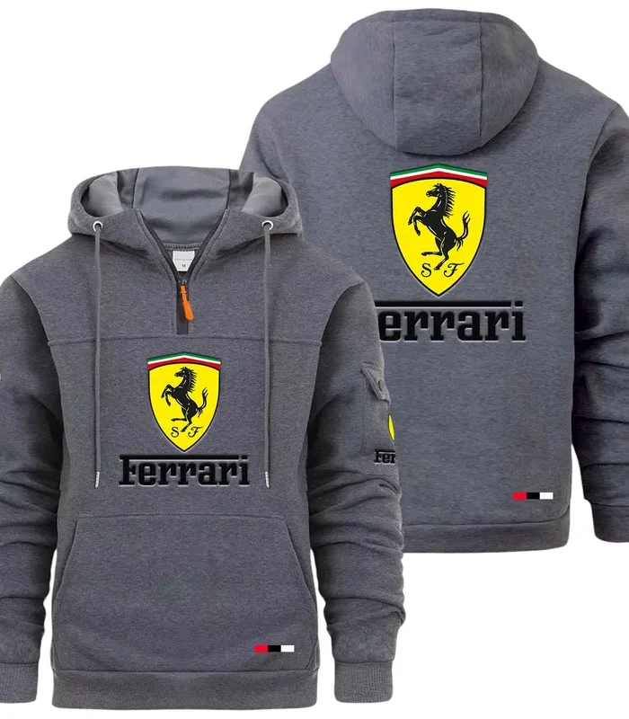 Precision Engineered Car Large Pocket Hoodie, Classic Garage Style Hoodie CAR514 - Dark Gray
