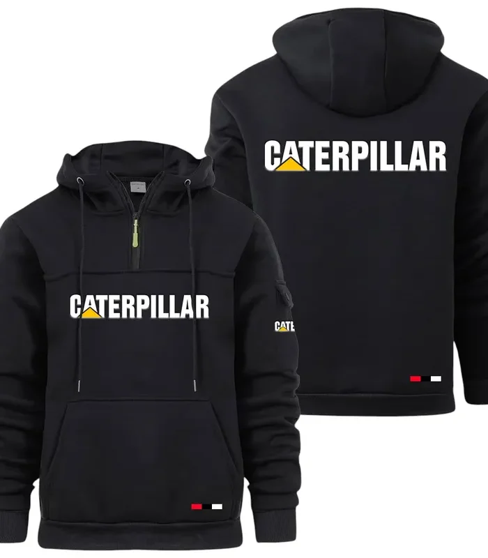 Construction Equipment Large Pocket Hoodie, Car Enthusiast Everyday Hoodie CAR514 - Black