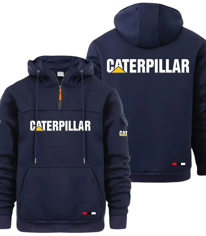 Construction Equipment Large Pocket Hoodie, Car Enthusiast Everyday Hoodie CAR514 - Navy