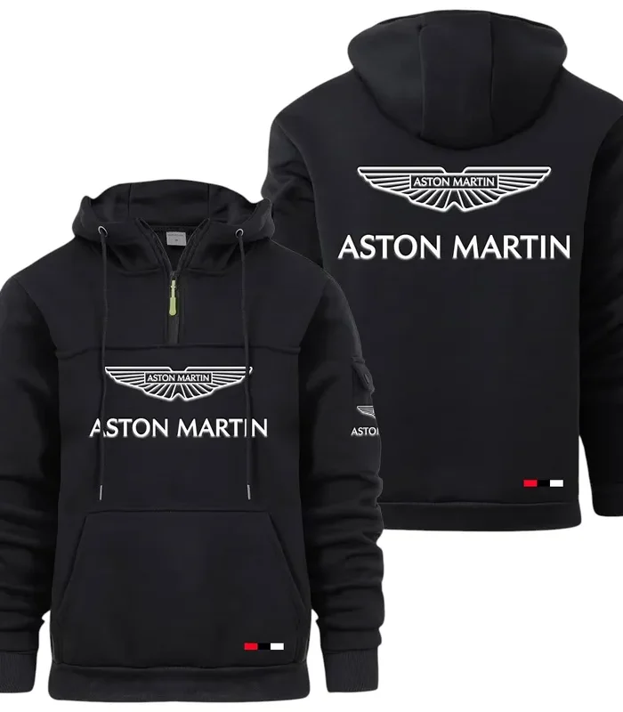 Refined Sport Coupe Large Pocket Hoodie, Garage-Ready Lifestyle Hoodie CAR514 - Black