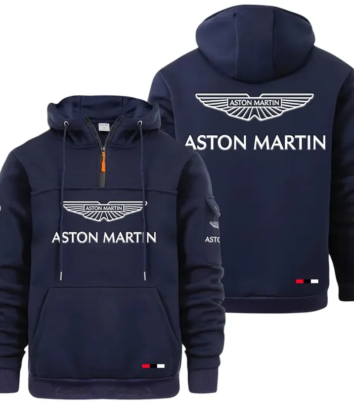 Refined Sport Coupe Large Pocket Hoodie, Garage-Ready Lifestyle Hoodie CAR514 - Navy