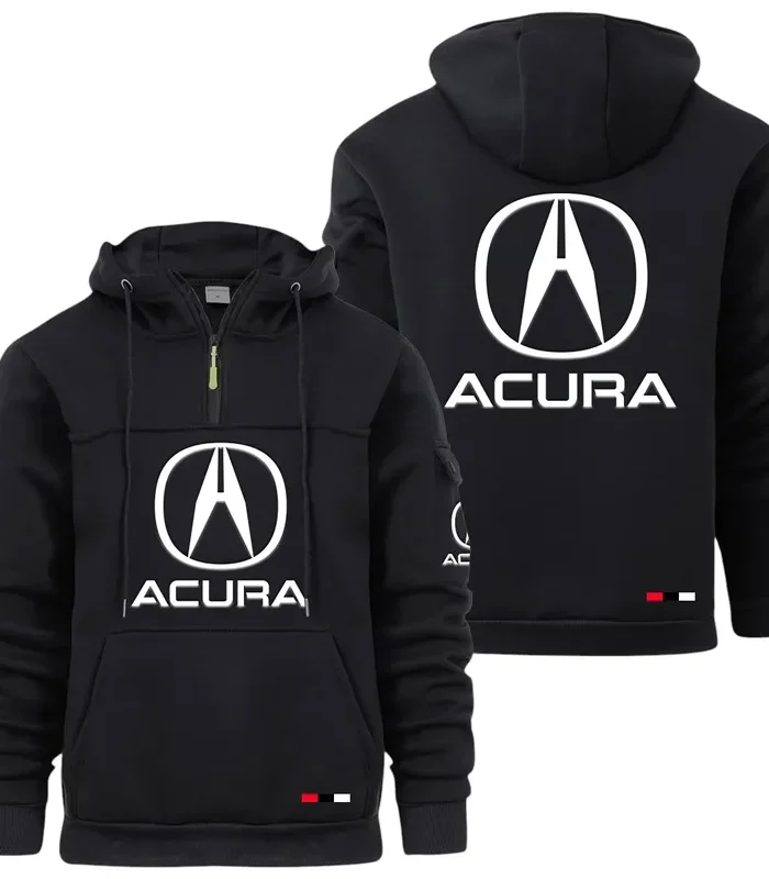 High-End Car Large Pocket Hoodie, Car Enthusiast Everyday Hoodie CAR514 - Black