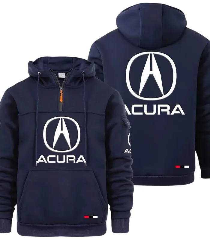High-End Car Large Pocket Hoodie, Car Enthusiast Everyday Hoodie CAR514 - Navy