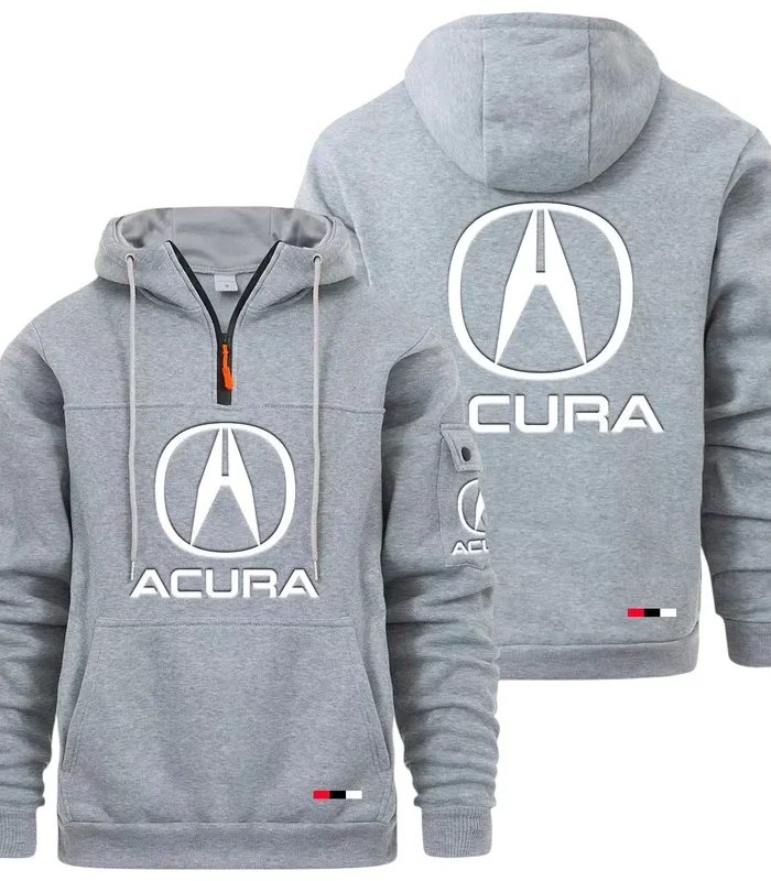 High-End Car Large Pocket Hoodie, Car Enthusiast Everyday Hoodie CAR514 - Light Gray