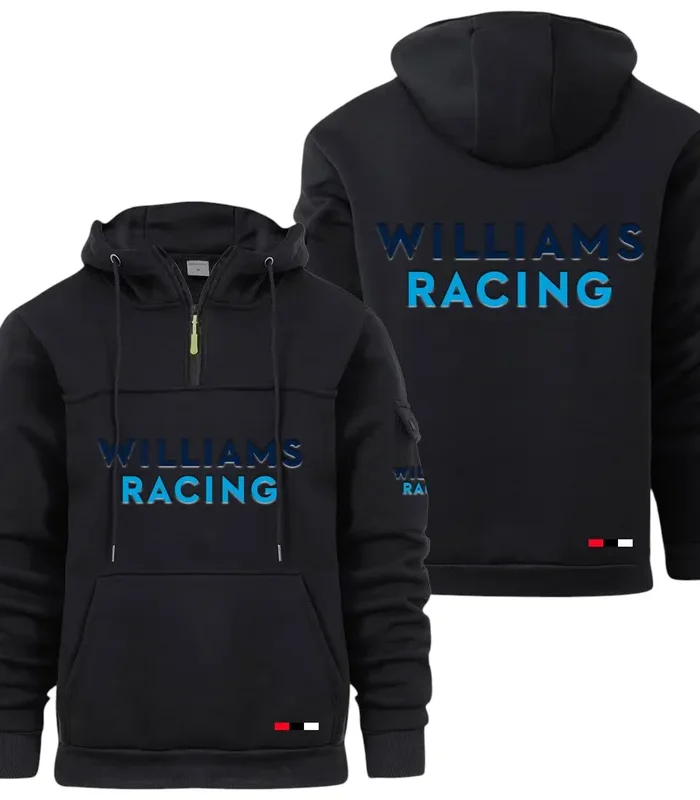 Grand Prix Team Car Large Pocket Hoodie, Road-Driven Comfort Hoodie CAR514 - Black