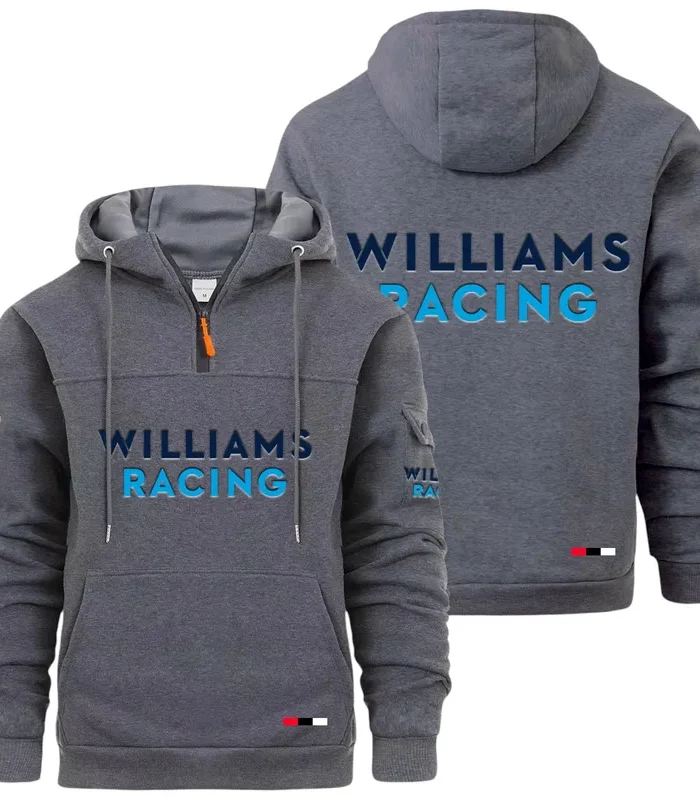 Grand Prix Team Car Large Pocket Hoodie, Road-Driven Comfort Hoodie CAR514 - Dark Gray