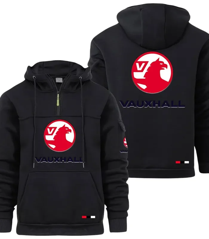 Compact SUV Large Pocket Hoodie, Moto Street Comfort Hoodie CAR514 - Black